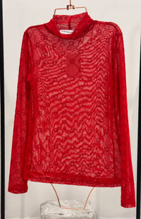 BLUSA ROJA MARÍN SE