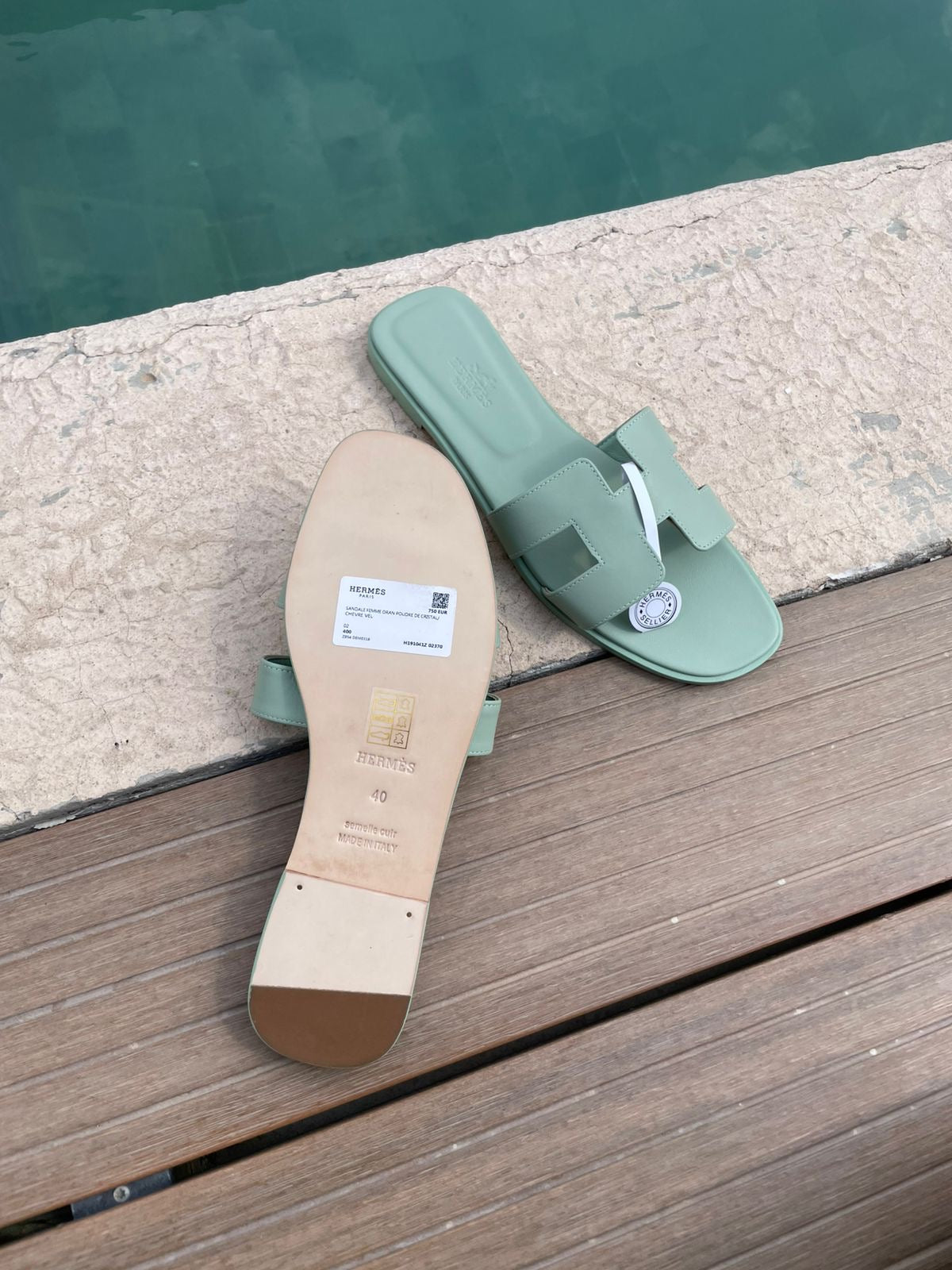 Sandalias verde olivo