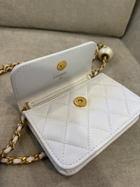 Cartera mini blanca CHNL