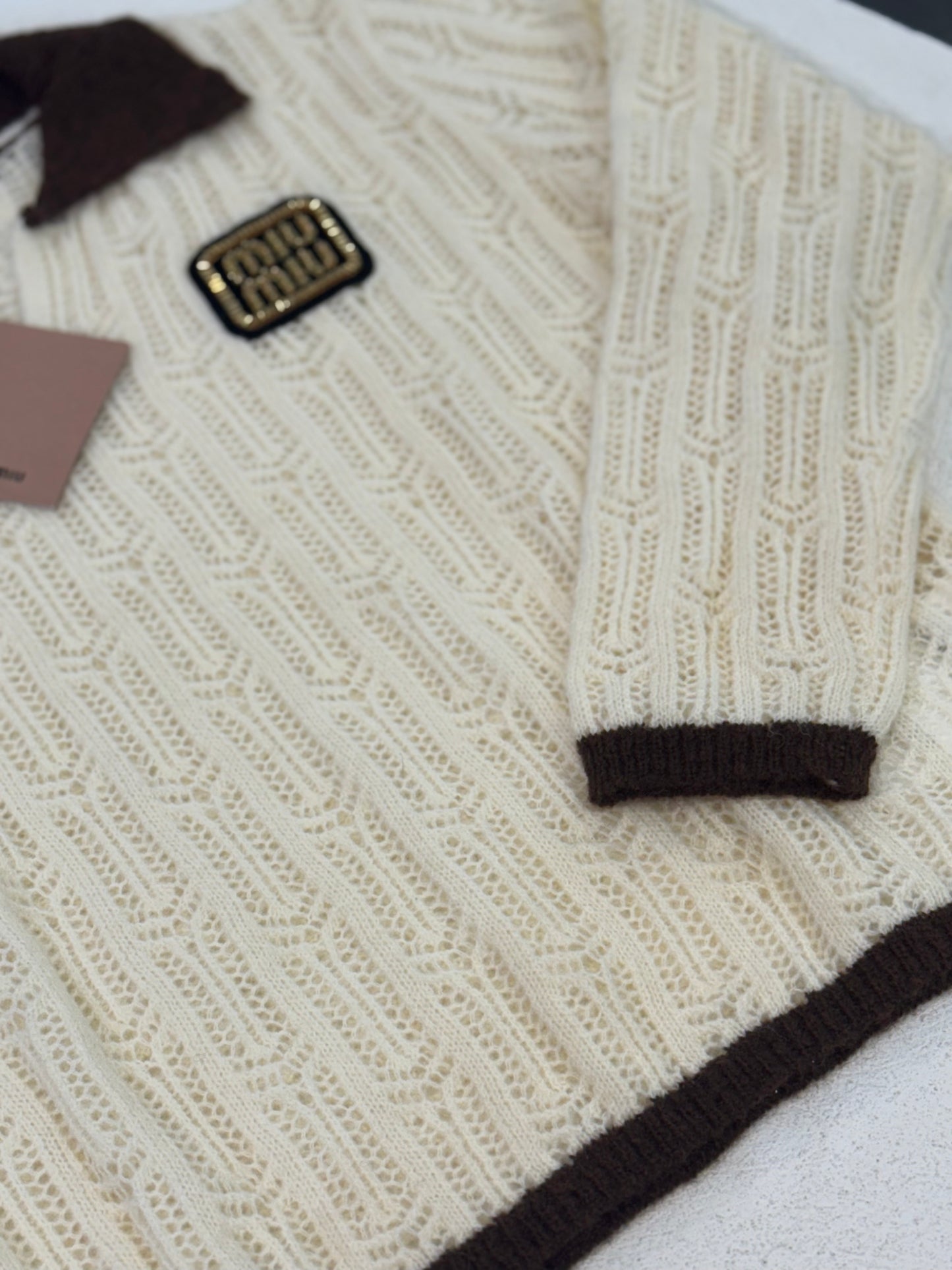 SUÉTER MI MI TEJIDO