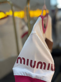 T-SHIRT BLANCA CORTA MIU-6