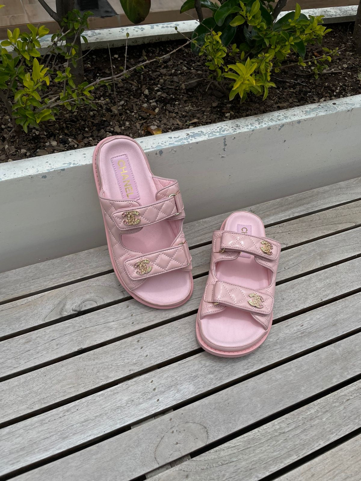Sandalias rosas
