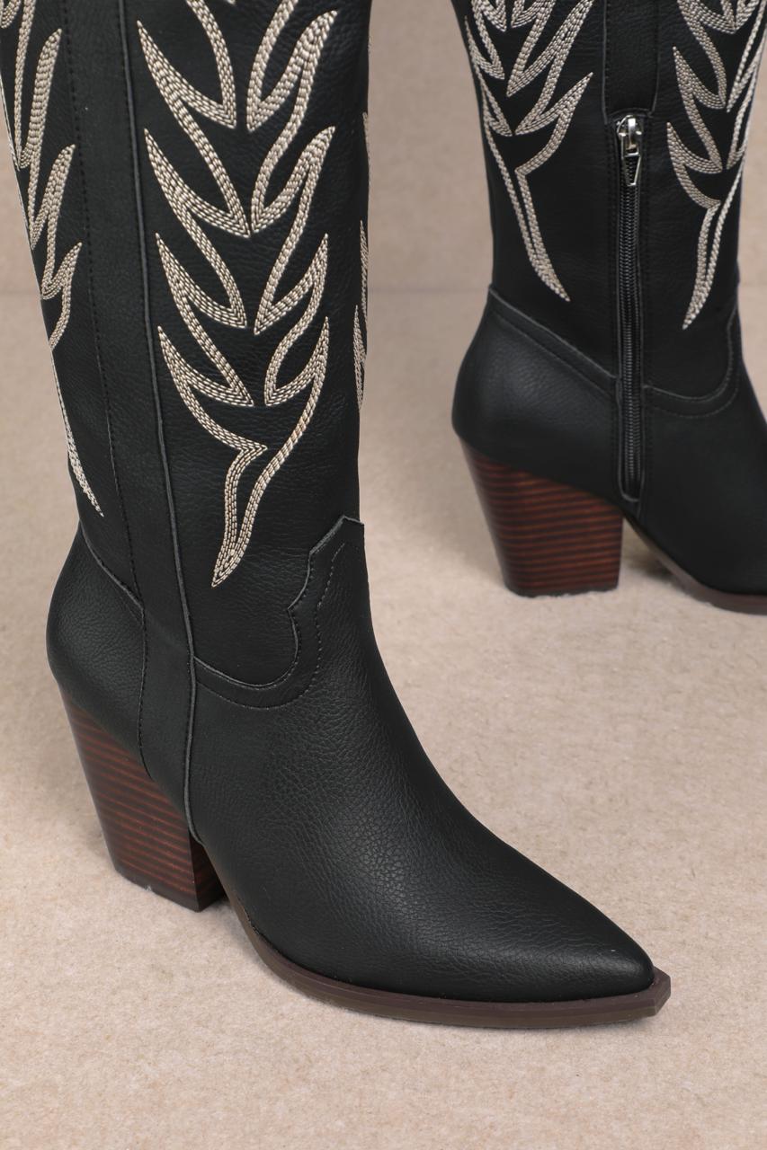 BOTA VAQUERA NEGRA CELINA
