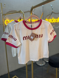 T-SHIRT BLANCA CORTA MIU-6