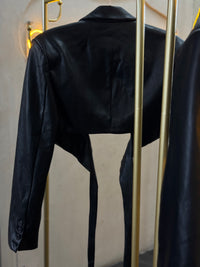 Blazer corto vinipiel