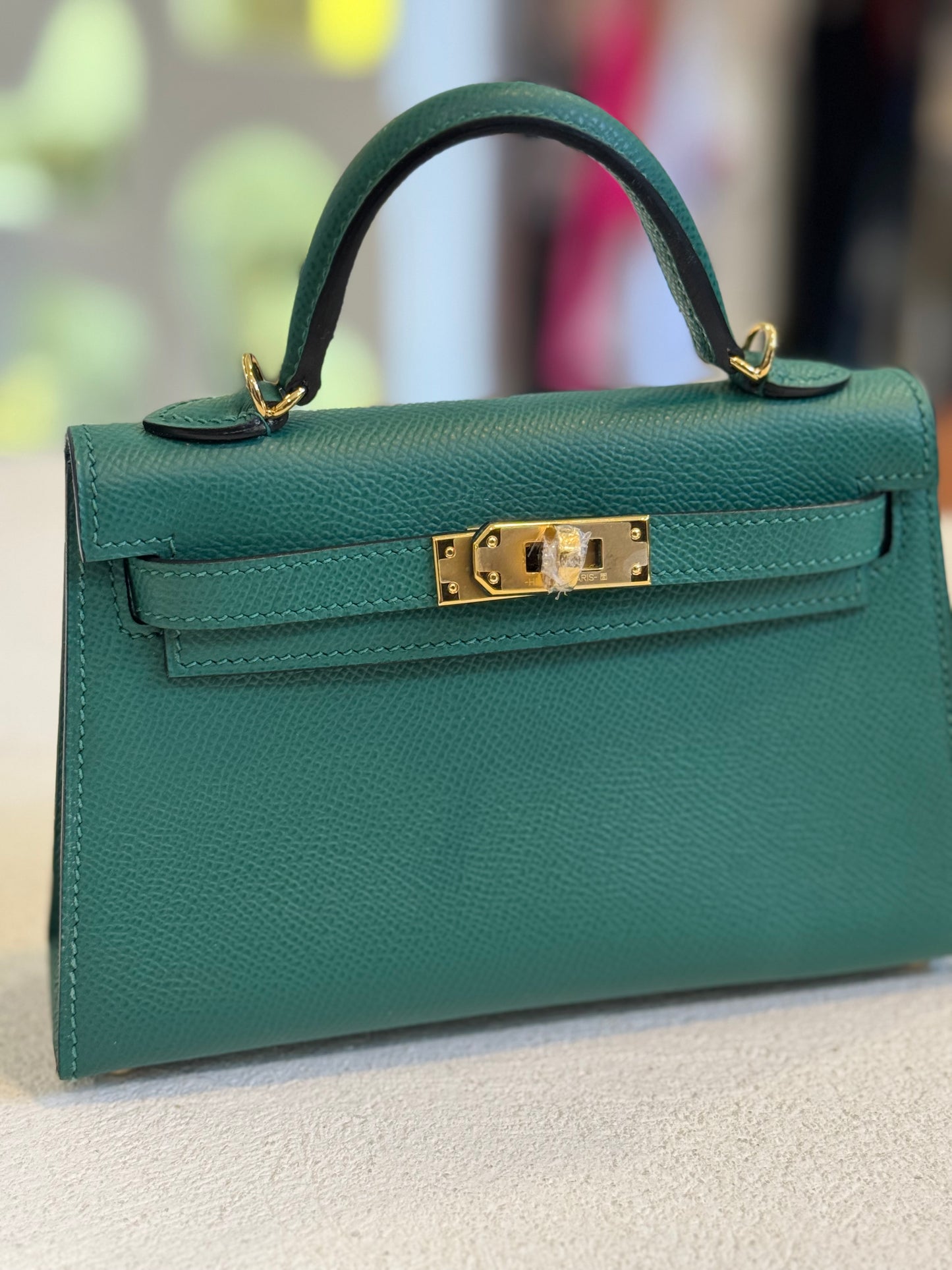 BOLSO VERDE KELLY MINI