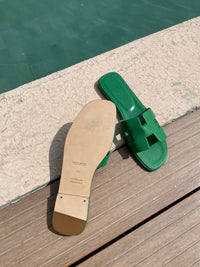 Sandalias verde