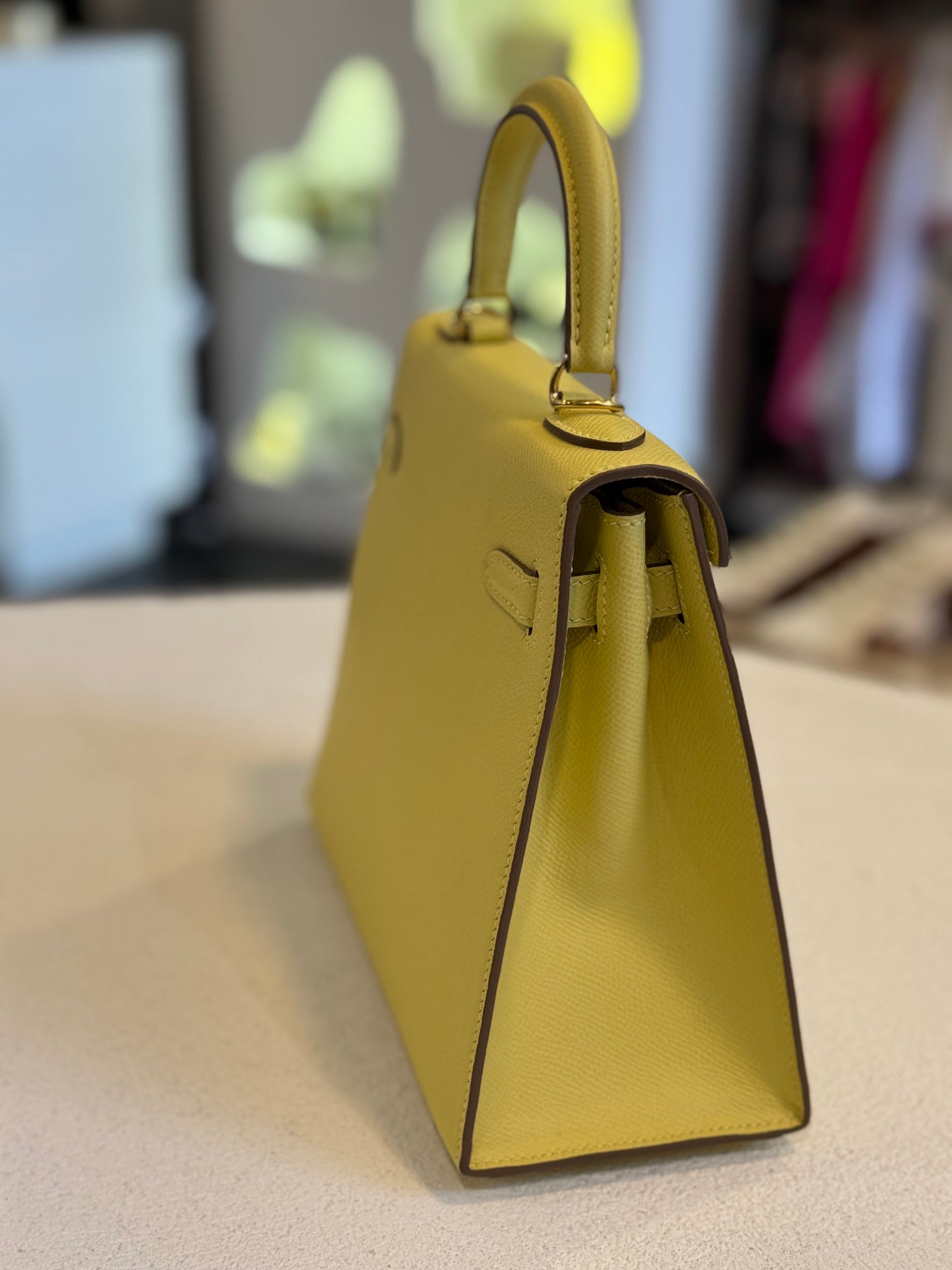 BOLSO KELLY AMARILLO