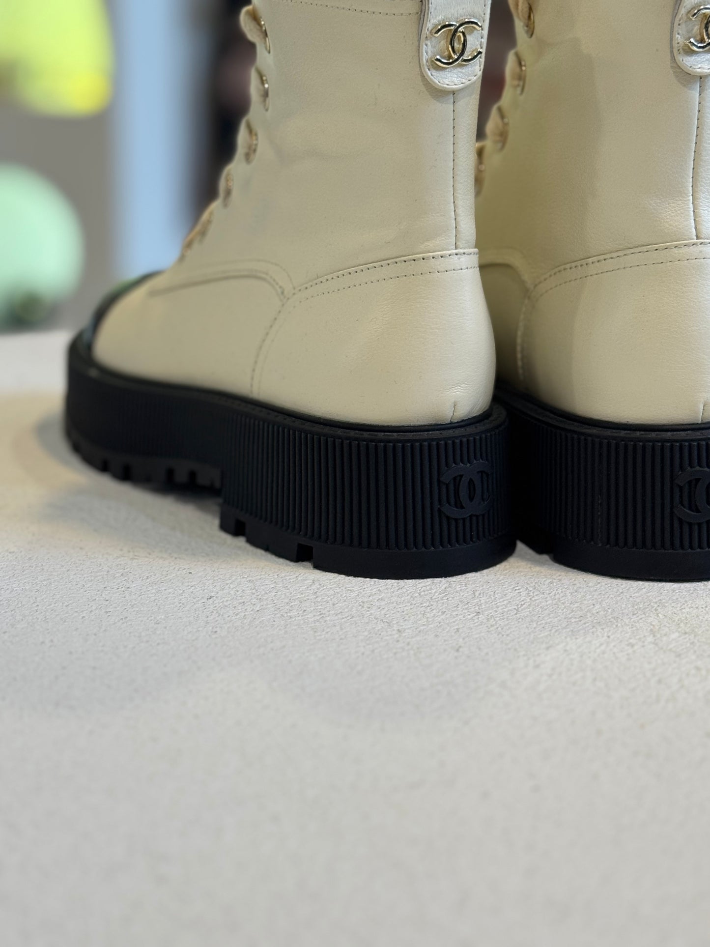 Botas beige