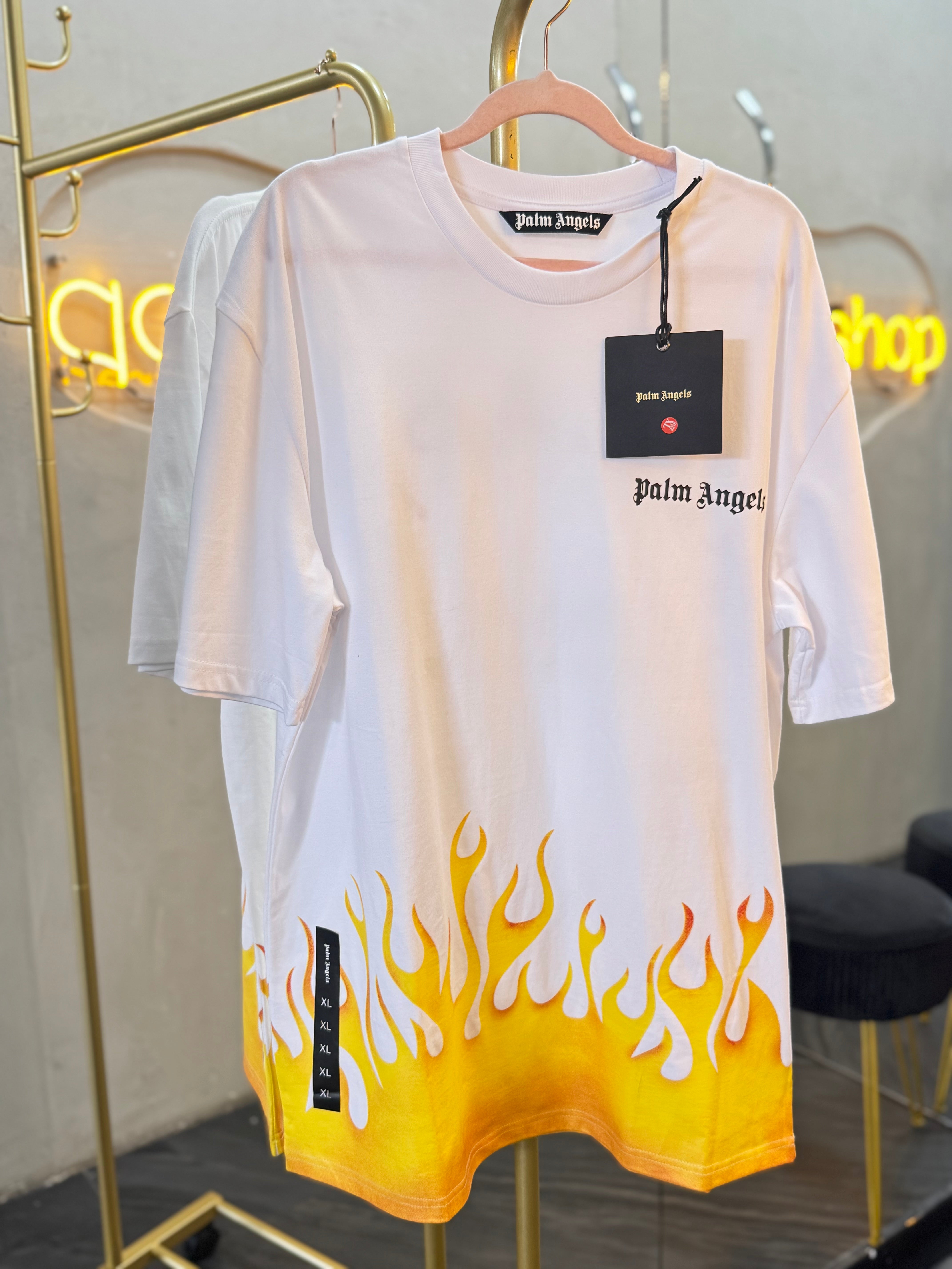 T- Shirt blanca llamas