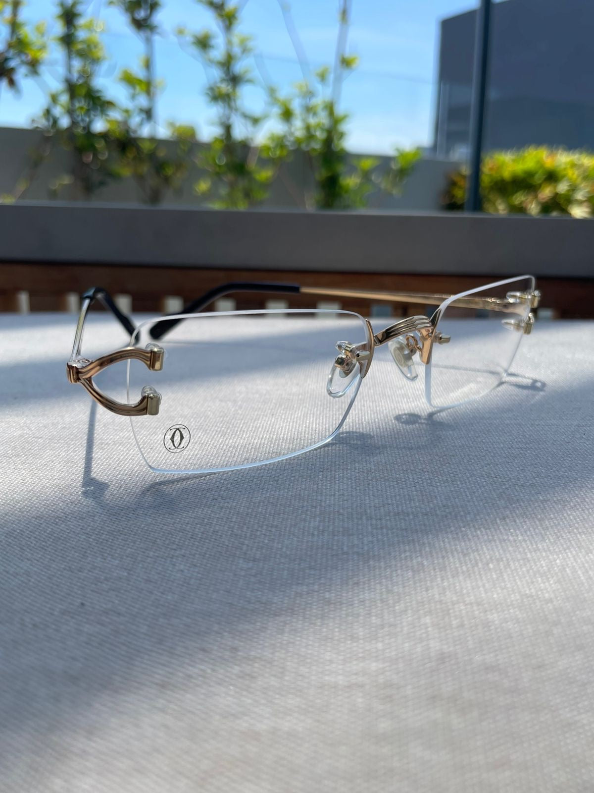 Lentes de sol trasparente