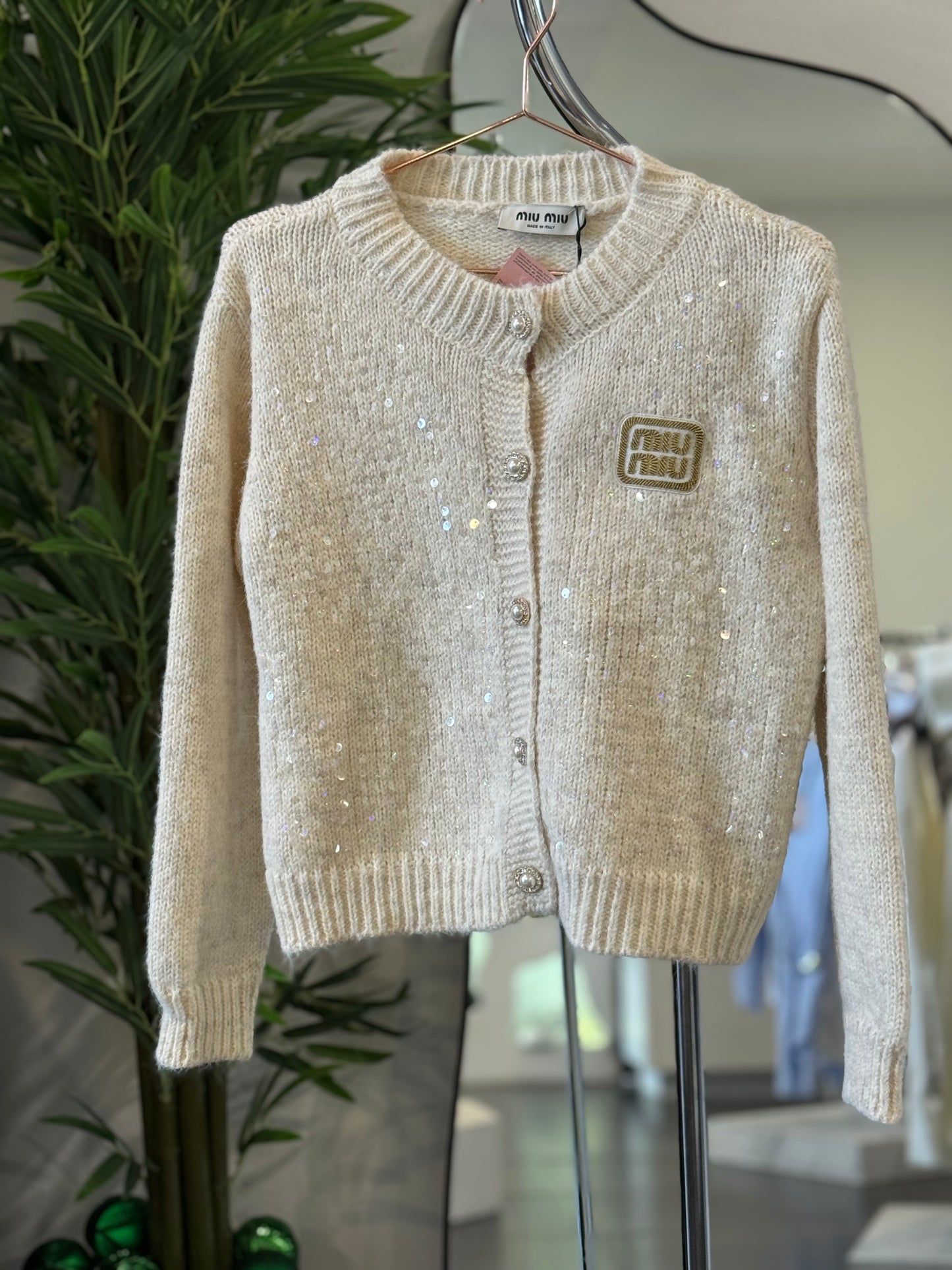 SUÉTER BEIGE TEJIDO MU MU A-