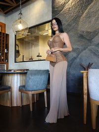 SET CAFÉ TOP Y PANT BRISA