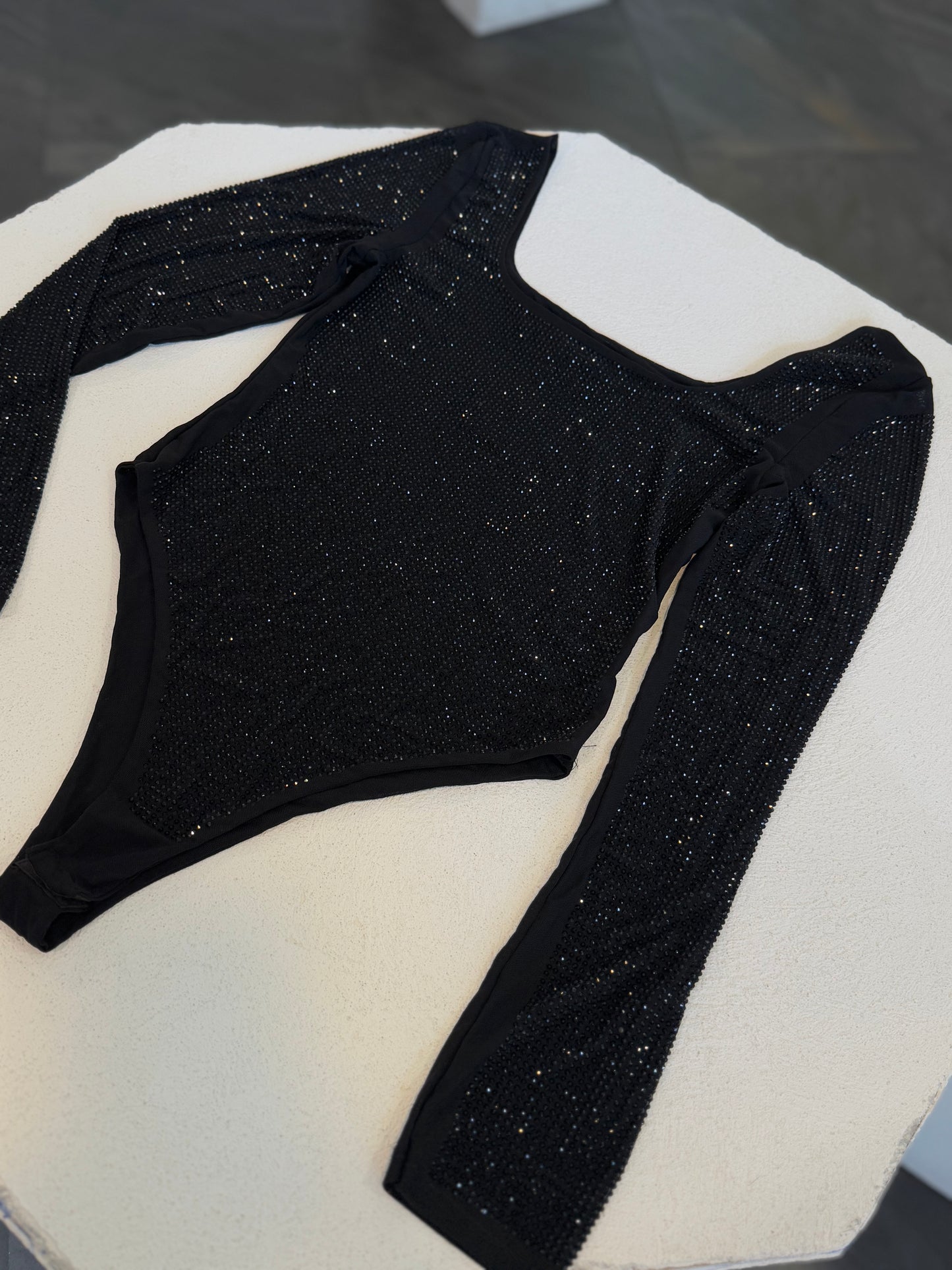 BODY CRISTALES NEGRO