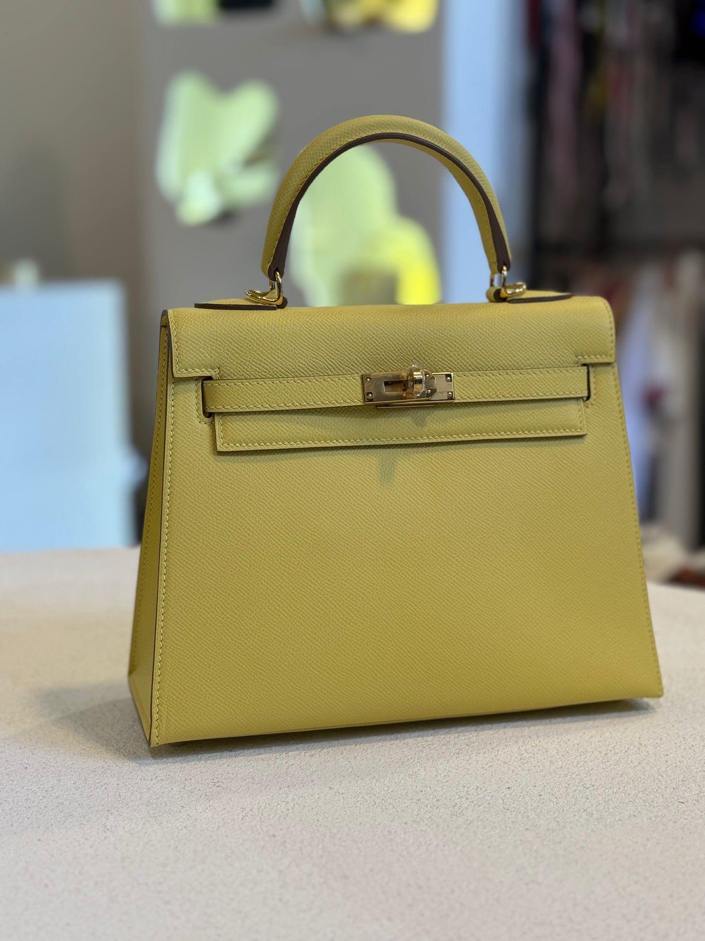 BOLSO KELLY AMARILLO