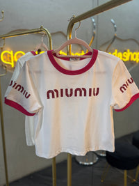 T-SHIRT BLANCA CORTA MIU-6