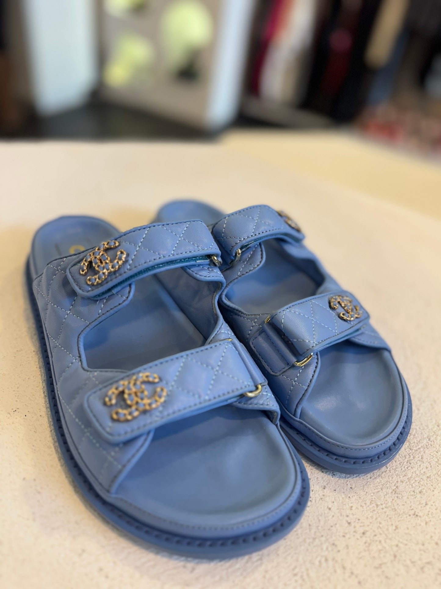 Sandalias azul