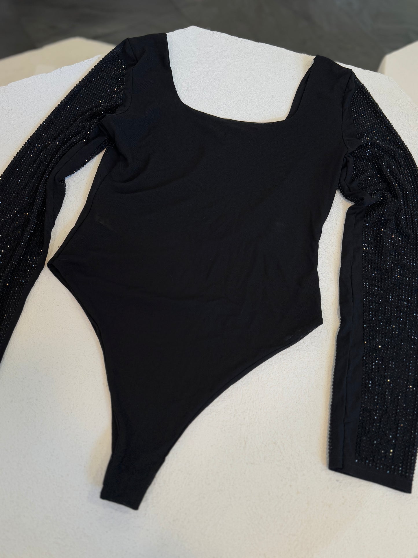 BODY CRISTALES NEGRO