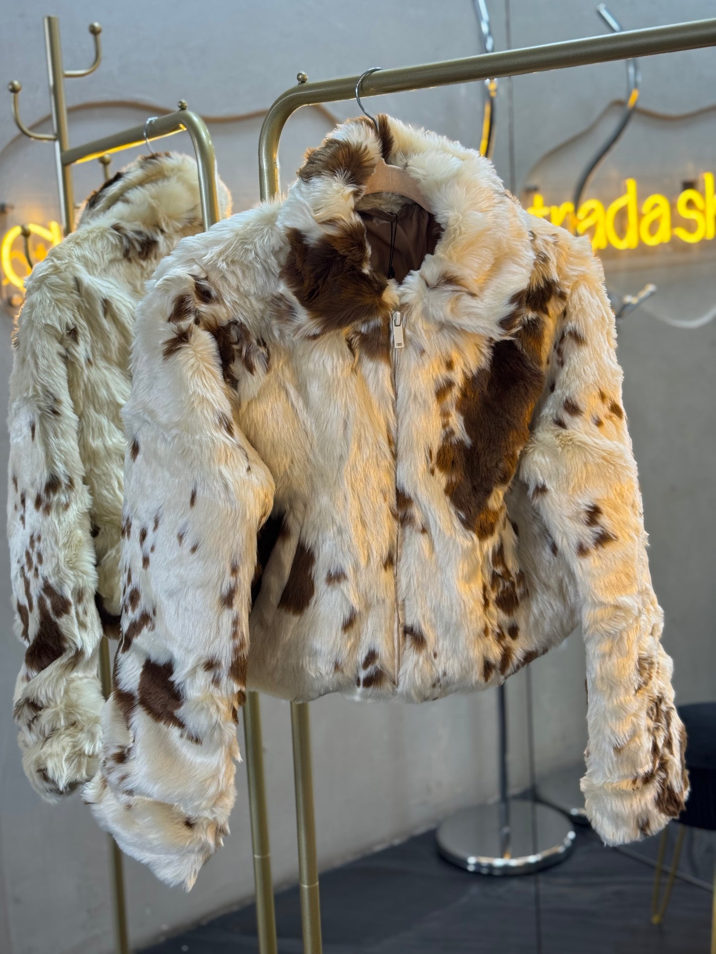 Blazer peluche café