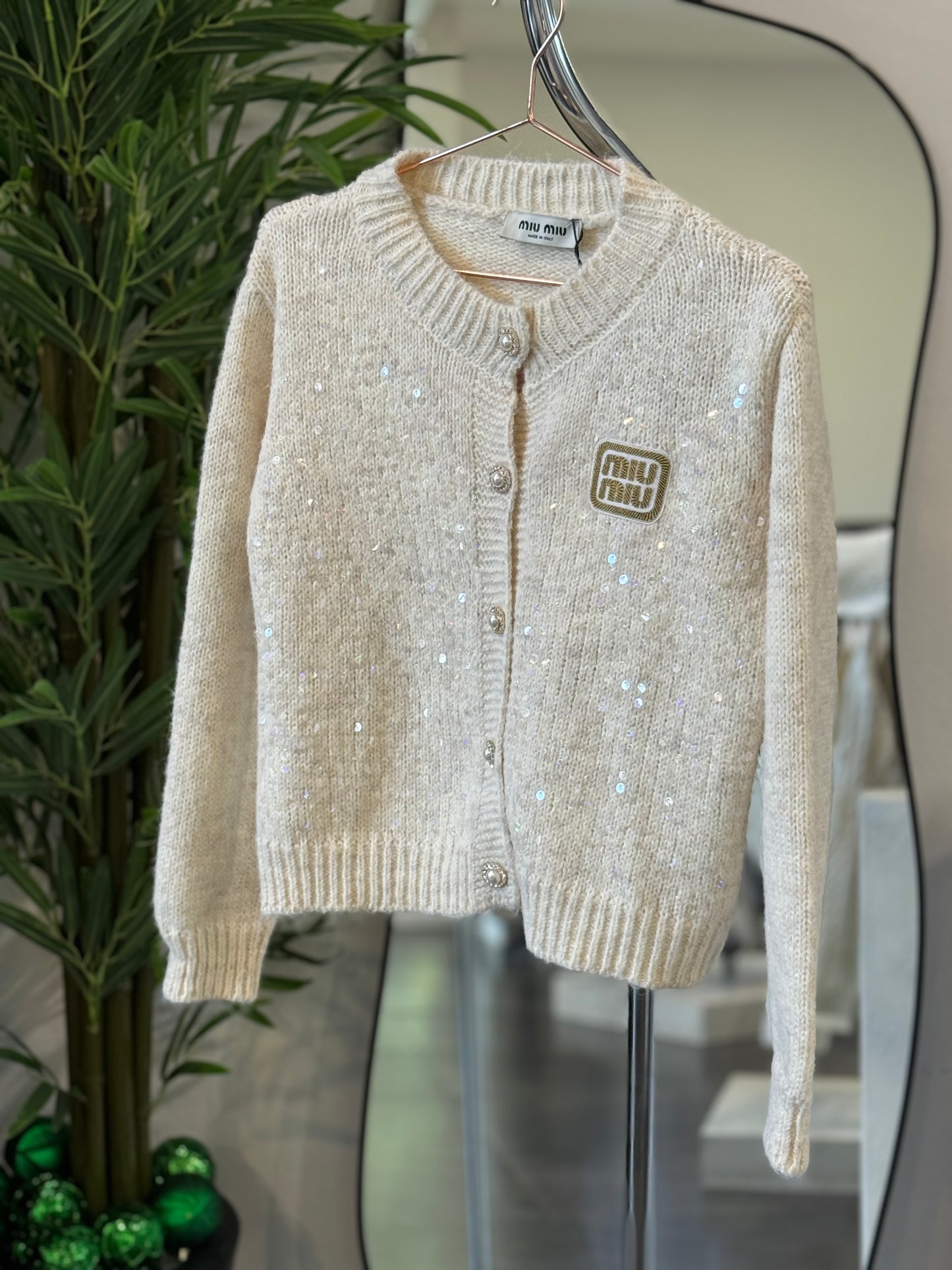 SUÉTER BEIGE TEJIDO MU MU A-