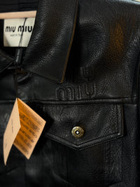 CHAMARRA MM NEGRA PIEL