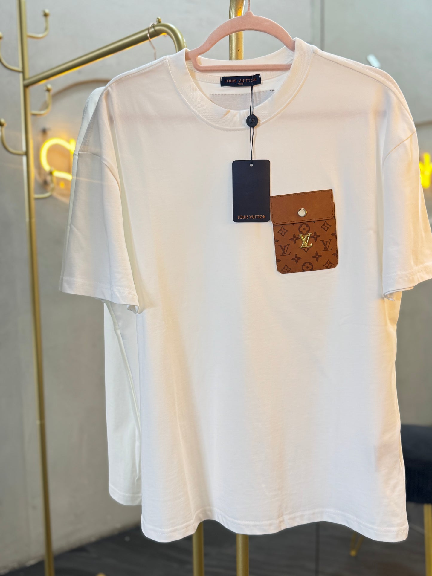 T- Shirt blanca L -V