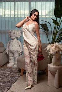 SET DE CEDA ROBE EN SOIE