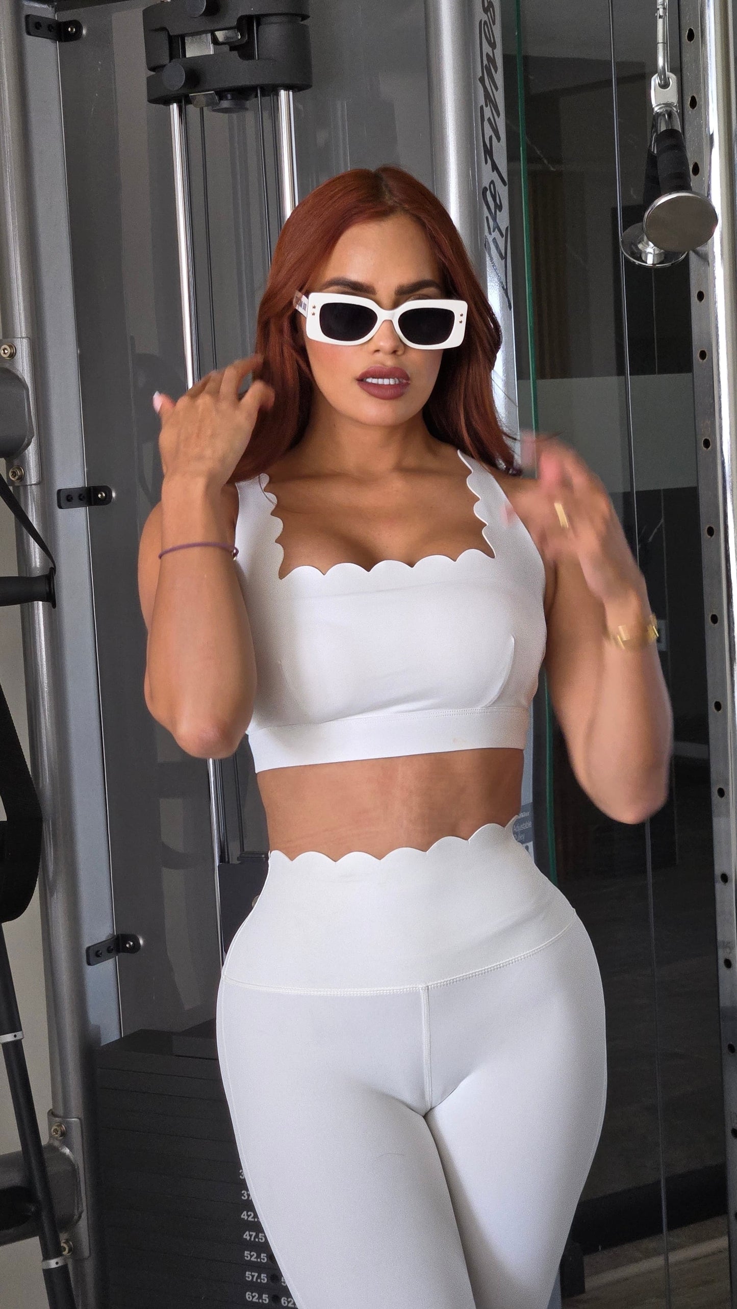 Set deportivo blanco