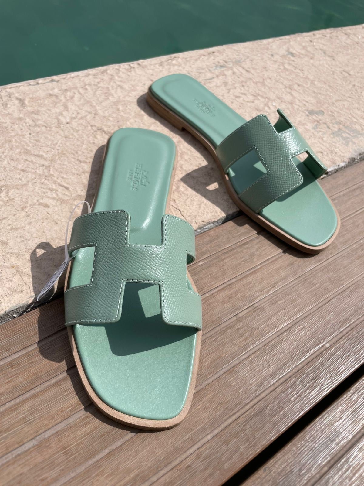 Sandalias verde