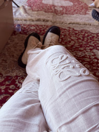 Set blanco pantalón y camisa