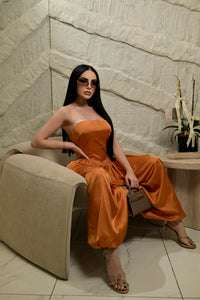 ROBE EN SATIN
