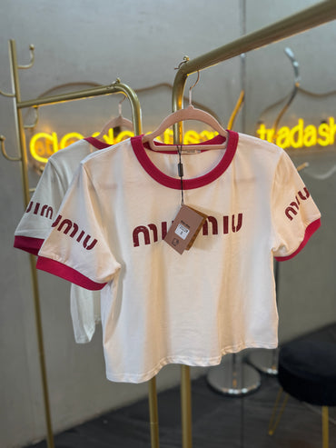 T-SHIRT BLANCA CORTA MIU-6