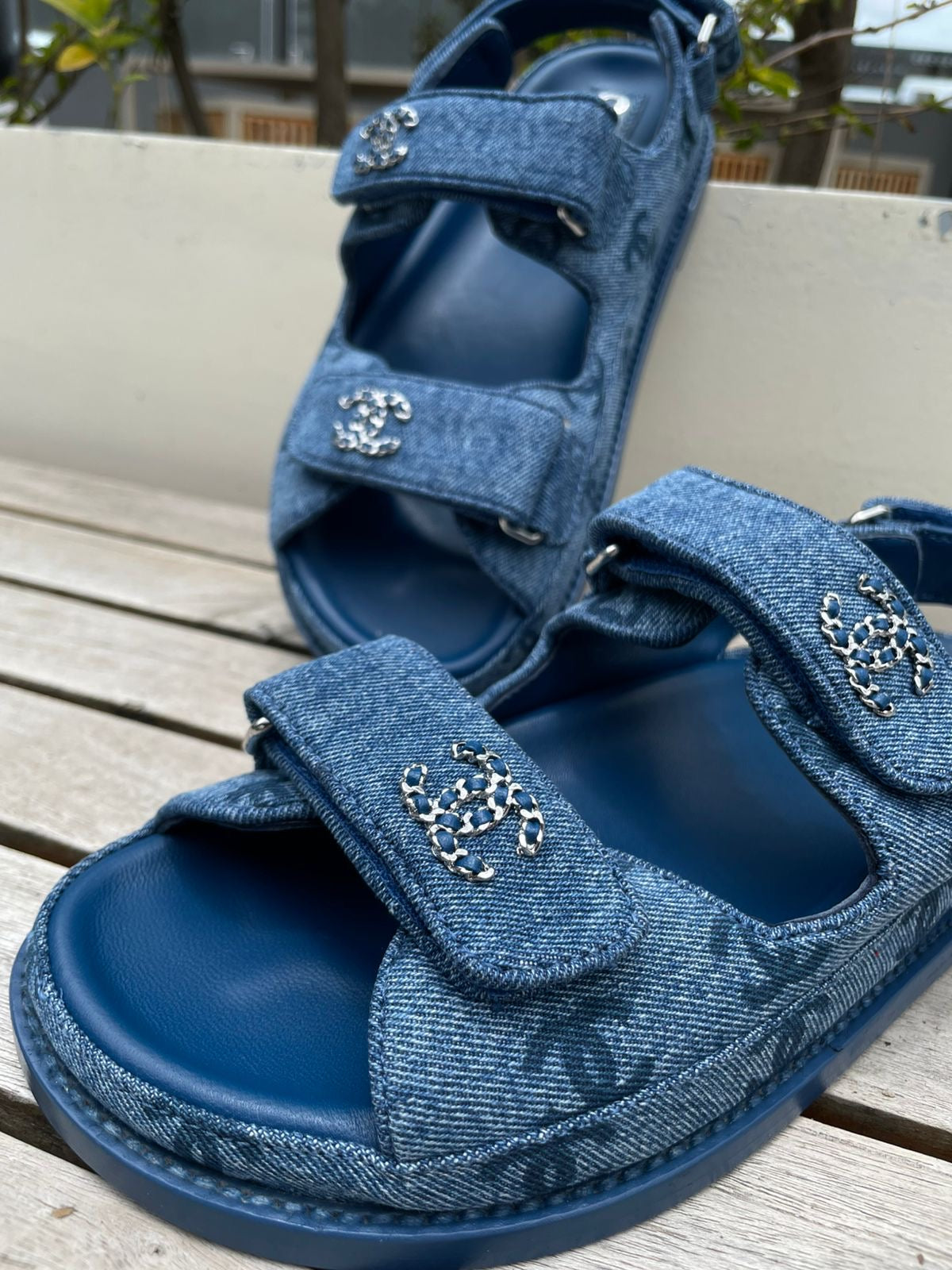 Sandalias azul
