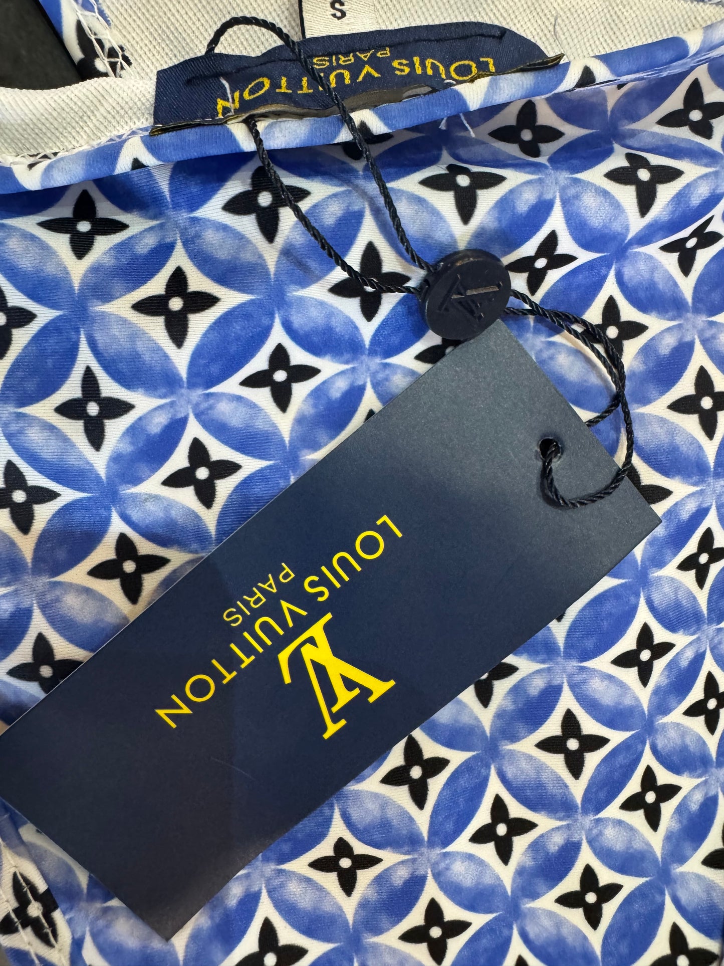Traje de baño 2 piezas azul LV
