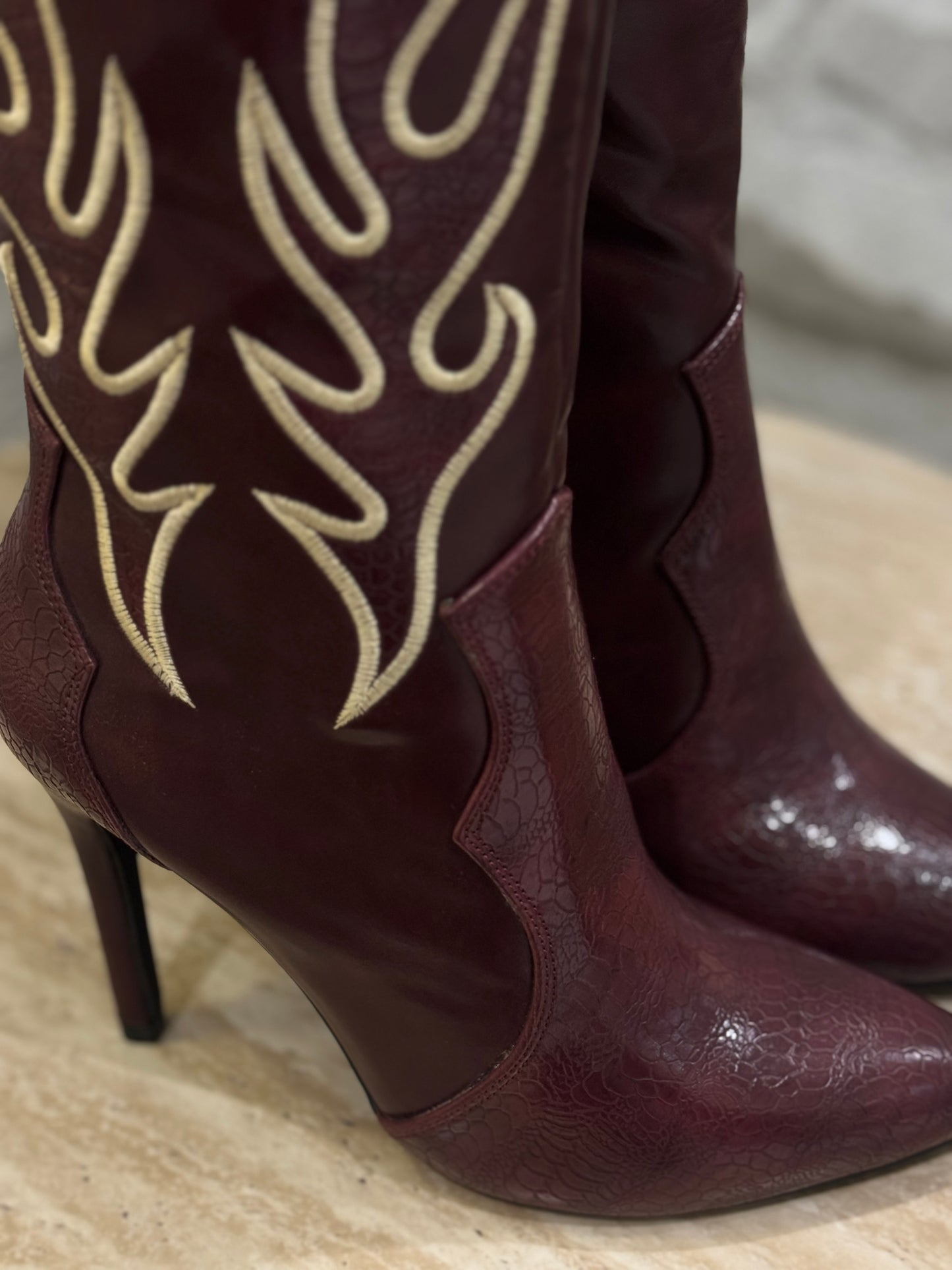 BOTAS VAQUERAS TINTA T AGUJA