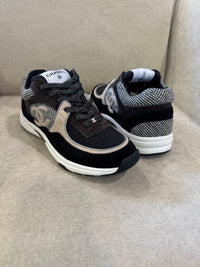 Tenis CHNL negro-café