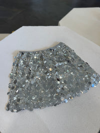 FALDA BRILLOS PLATA