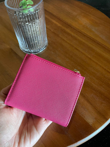 cartera rosa