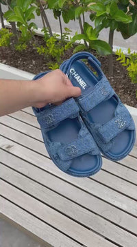 Sandalias azul