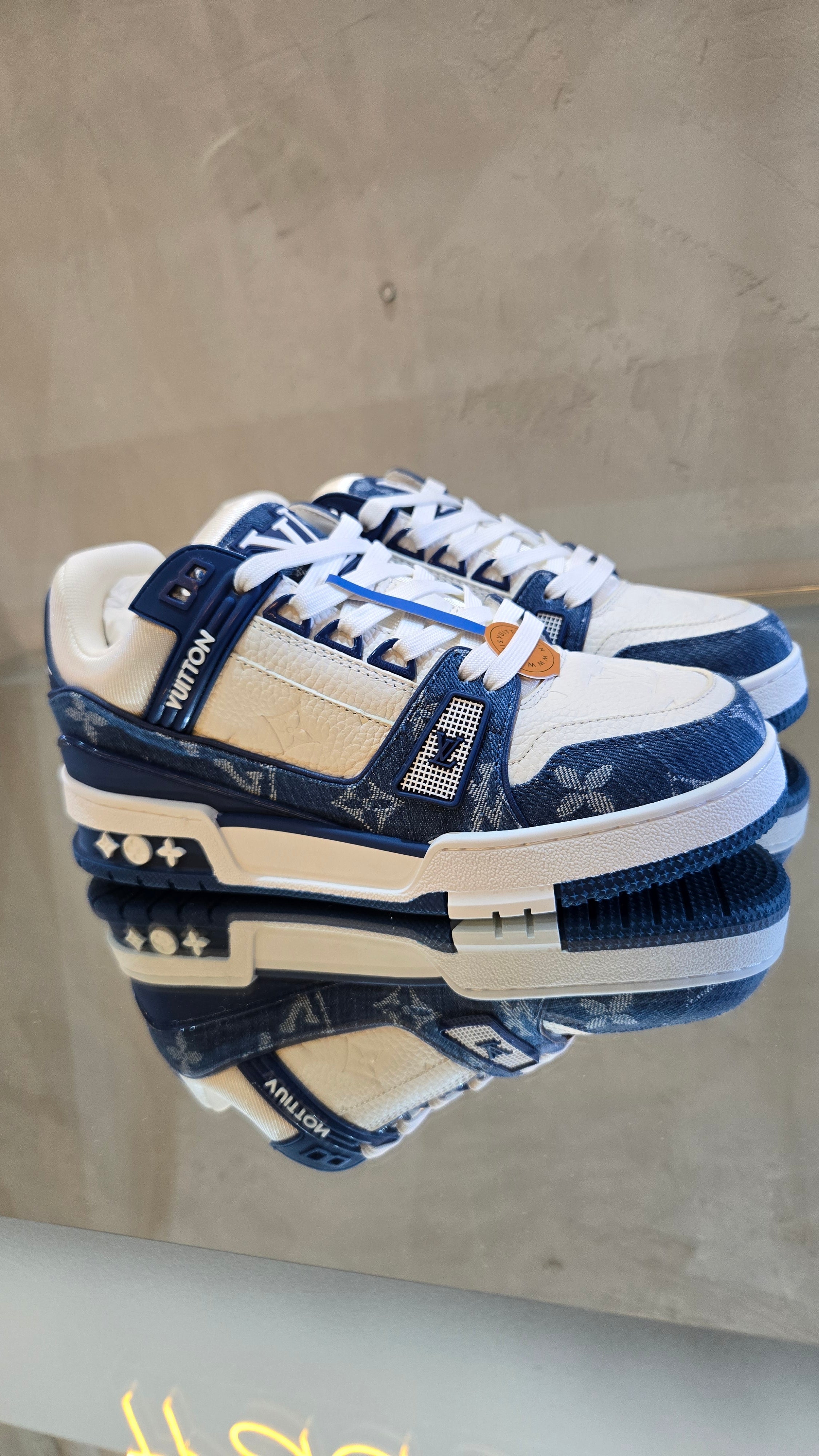 Tenis mezclilla