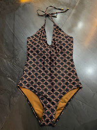 Traje de baño café