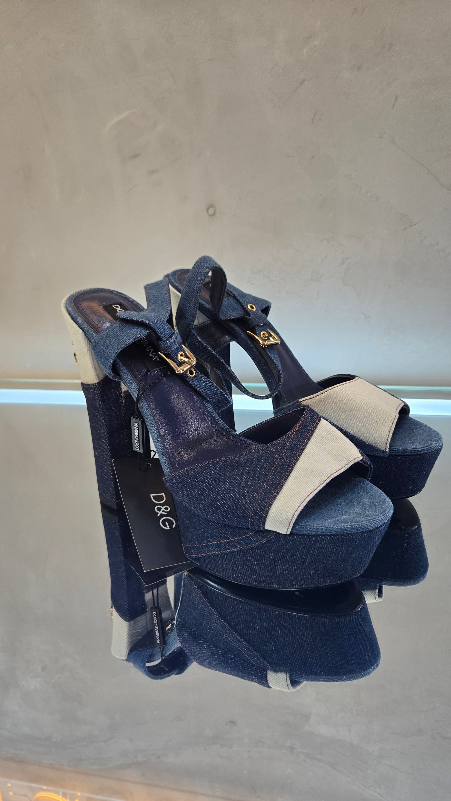 Zapatillas mezclilla