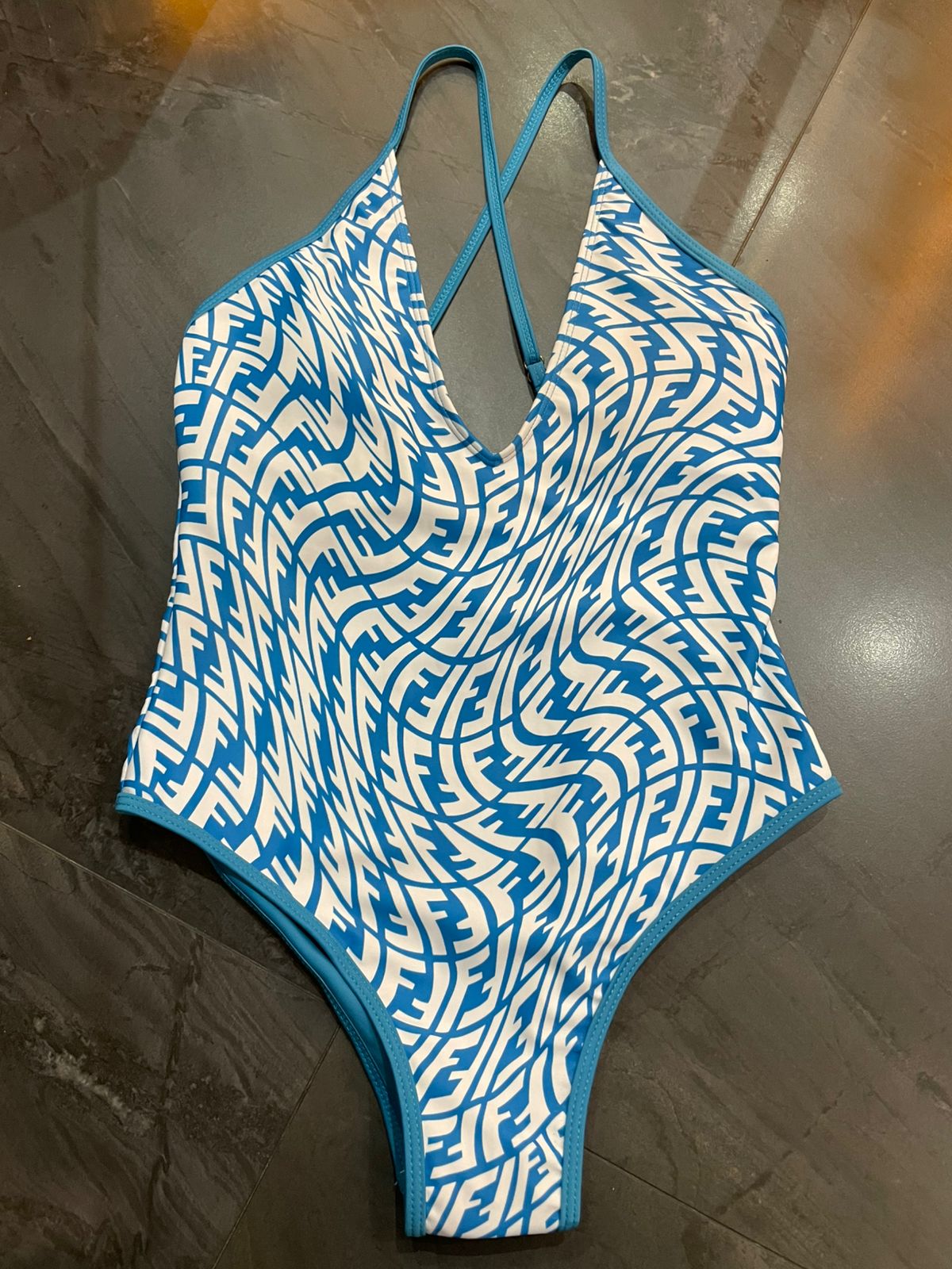 Traje de baño azul