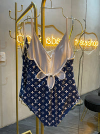 Traje de baño azul